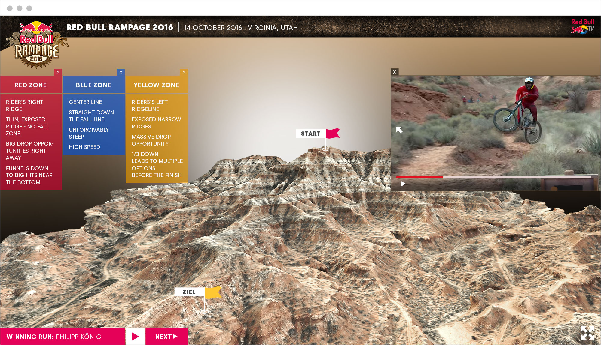 red bull rampage site